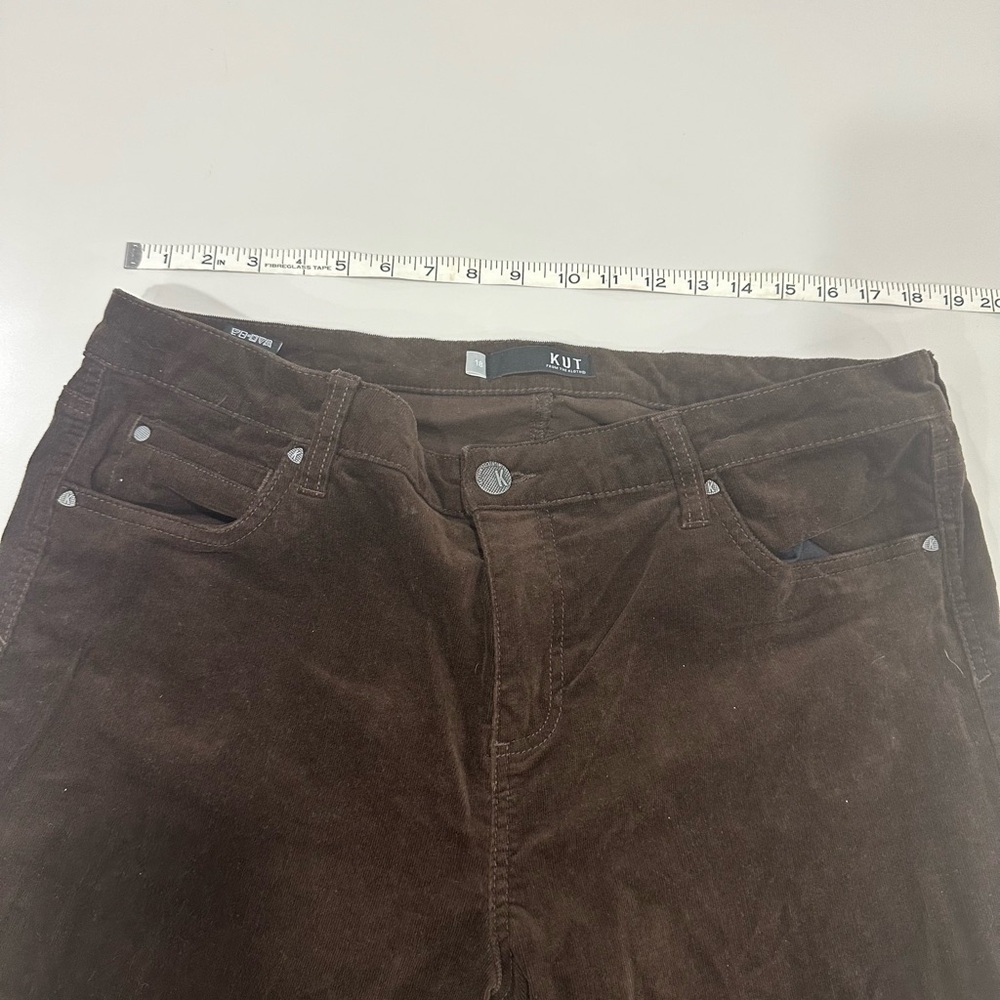 Kut from the Kloth Chocolate Brown Corduroy Pants - Picture 5 of 6
